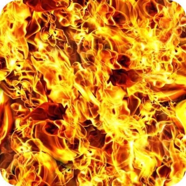 Flamme 10 Wassertransferdruck Folie