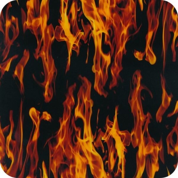 Flamme 11 Wassertransferdruck Folie