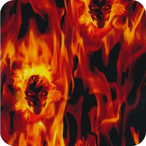 Flamme 4 Wassertransferdruck Folie