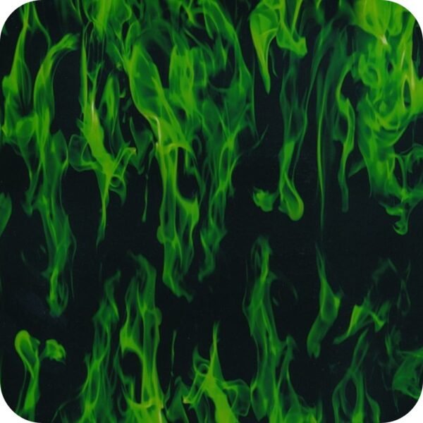 Flamme 6 Wassertransferdruck Folie