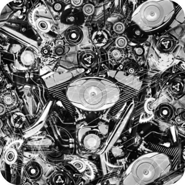 Totenkopf 33 Wassertransferdruck Folie